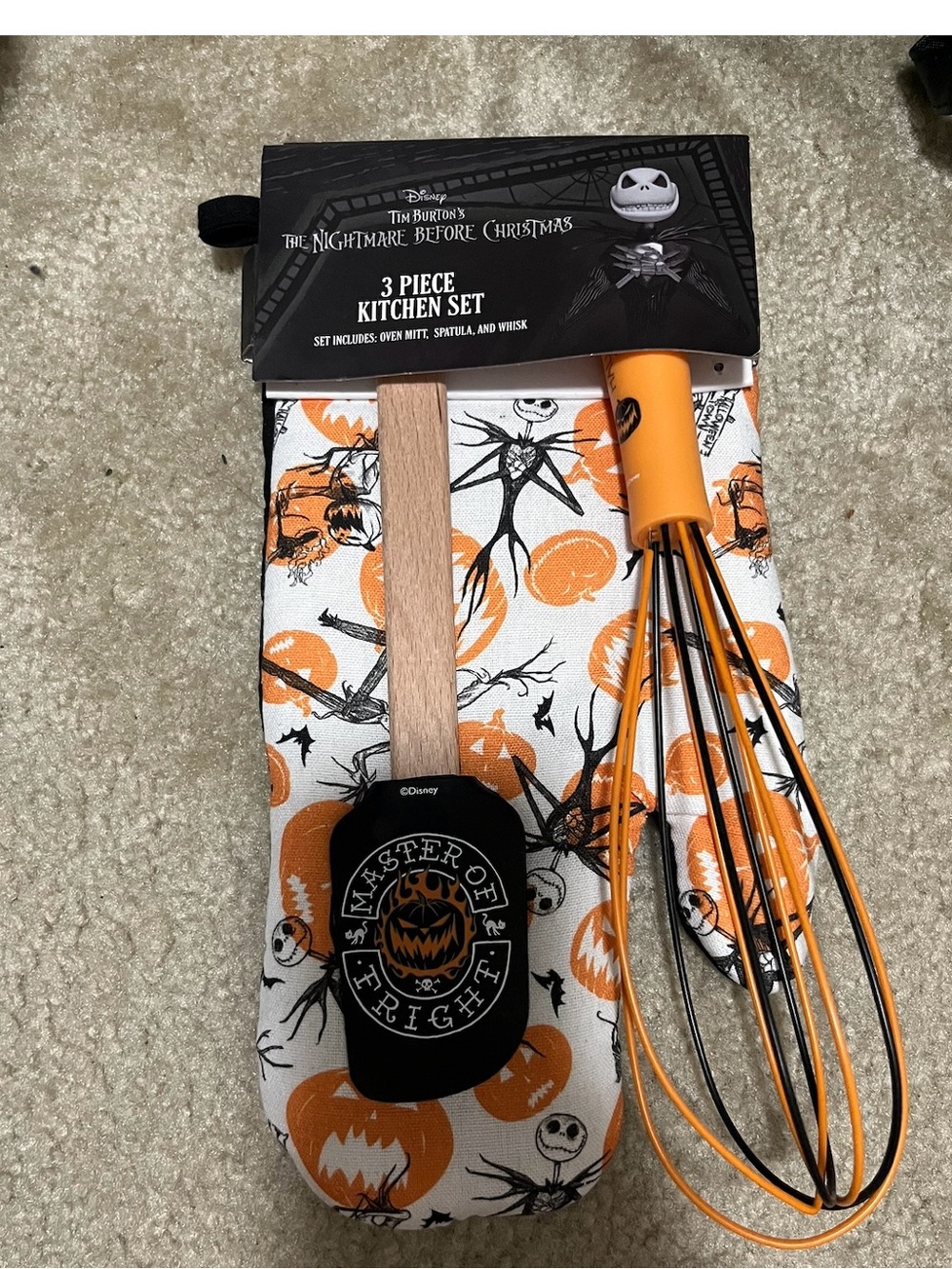Disney The Nightmare Before Christmas Kitchen Tool Set - Orange & Black - Picture 5 of 5